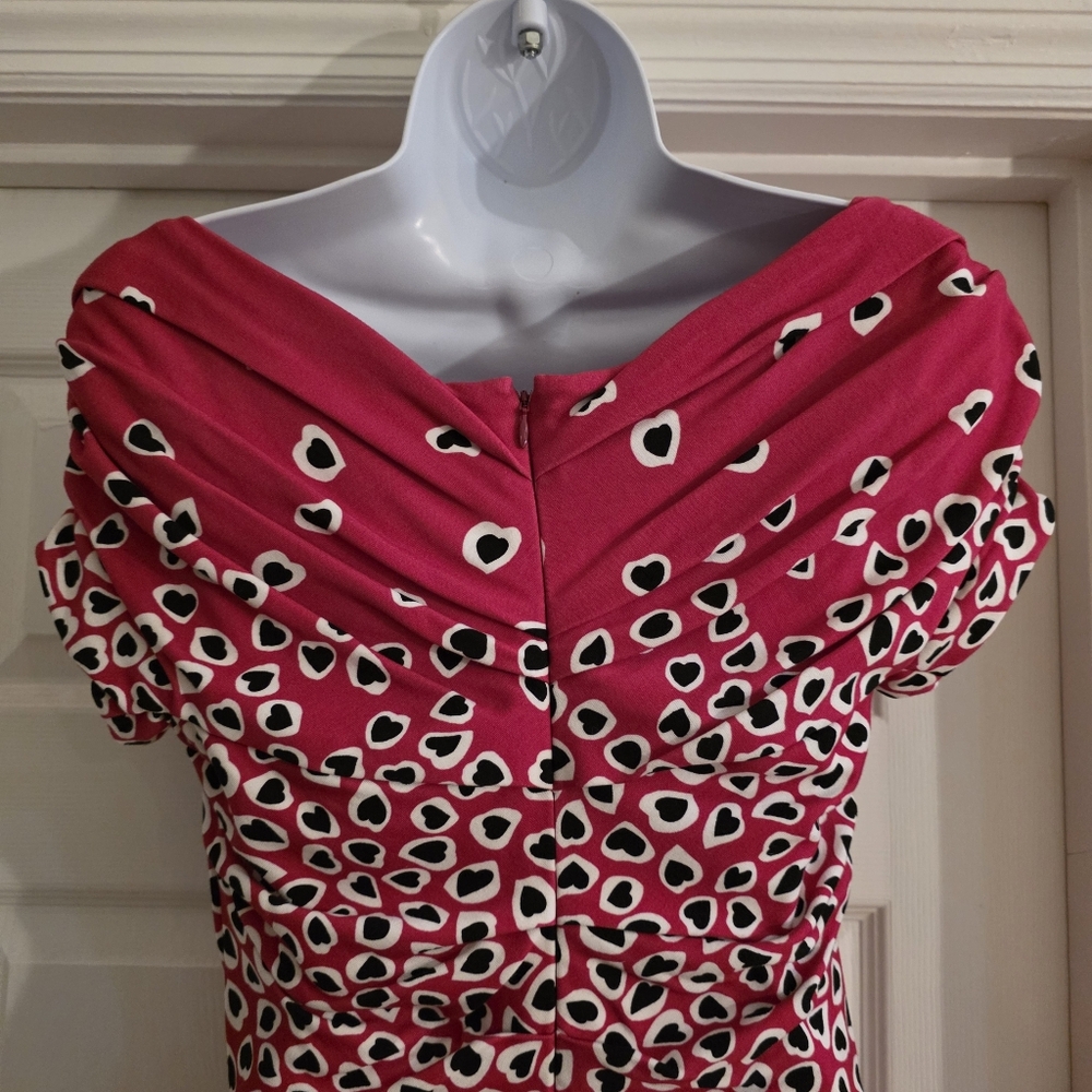 Escada Heart Dress- 8 - Picture 8 of 15